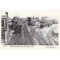 B&W photo Postcard - North Woolwich Station C 1910