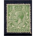 GB 1912 - 24 KGV 1/2d Green shades Wmk 100.(M432 )