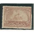 US DOCUMENTARY STAMP 1/4 cent BATTLESHIP (RB21)...
