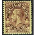 Turks & Caicos 1928 2 ½d Purple on Yellow SG180 MM