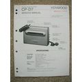 Kenwood CP-D7 Service manual