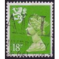 GB SCOTLAND Machin 1971 18p P15x14 Sc#SMH35 - U...