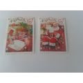 2010 Christmas Pair 55c s/a
