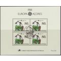 Azores 1988 SG MS485 Used Minisheet - Europa/CE...
