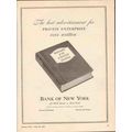 BANK OF NEW YORK 1943 Best advertisement privat...