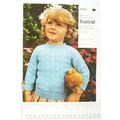 Vintage: Hayfield 1040 girl's sweater, DK or 4 ply