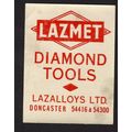 c1950s Lazalloys Ltd, Doncaster, waterslip tran...