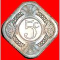 ORANGE (1913-1943): NETHERLANDS★5 CENTS 1913 UN...