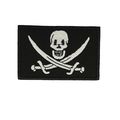 Iron On Patch Skull Crossbones Sew Badge Embroi...
