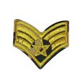 Camouflage Iron on Patch Military Stripe & Star...