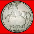 Ⰶ HORSE (1958-1973): NORWAY ★ 1 CROWN 1968 DISC...