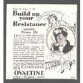 OVALTINE drink :- Post War WII Original Vintage...