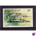 ST VINCENT 1979 INDEPENDENCE 8c BALLYHOO SG 610...