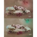 2 CARTES POSTALES - Bébé - ref 9