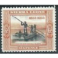 Sierra Leone 1933 SG175 6d Black & Brown-Orange...