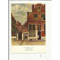 JAN VERMEER "Little Street In Delft" Postcard b...
