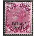 Patiala (ICS) 1899 SG34 1a Carmine Mounted Mint...