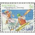 AUSTRALIA, SPORT, Kayak and Canoe, blue 1990, 5c, #5