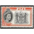 Fiji 1964 SG325 £1 Black & Orange Unmounted Min...
