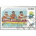 CUBA, SPORT, Pan American Games, Rowing, blue 1...