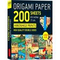 Origami Paper 200 Sheets Japanese Hiroshige Prints 6.75