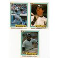 Three 1981 Donruss Reggie Jackson cards- 228, 3...