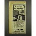 1940 Florida Citrus Commission Grapefruit Juice Ad