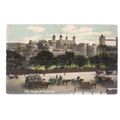TOWER OF LONDON.unused antique postcard by G. S...