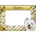 Westie Picture Frame Fridge Magnet