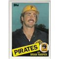 1985 Topps Baseball card 332 Brian Harper