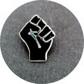 Black Fist Northern Soul Pin Badge Enamel 3.1 c...