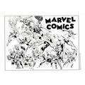 Comic Poster: Marvel Comics B & W - Marvel 1989...