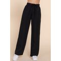 Elastic Waist Tencel Long Pants
