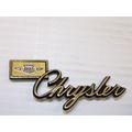 1970 's Chrysler Emblem OEM Gold 3 3/8" W x 1 1...