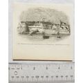 1860s engraving - wharf of the German Merchants...