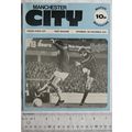 1974 programme Manchester City v. Stoke City, 9...