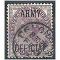 1896 O43 1d Lilac Army Official Fine Used .