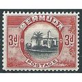 Bermuda 1936 SG103 3d Black & Scarlet Mounted M...