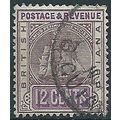 British Guiana 1889 SG200 12c Dull Purple & Bri...