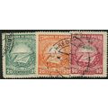 1944/1945 3 different values - fine used (o)