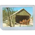 MA Sturbridge Covered Bridge Postcard Old Cover...