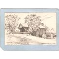 MA Sturbridge Covered Bridge Postcard Old Cover...