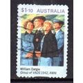 AUSTRALIA: 2020, $1.10 ANZAC DAY PAINTING, USED SELF-ADHESIVE STAMP. . 140-160