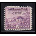752 3c Washington's Hdqs Barely Clears MNH O4762