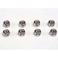 TRA4147 TRAXXAS Nuts, 5mm nylon locking (8)