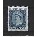 St Vincent.SG195 15c Deep Blue.Mounted Mint.Jun24a