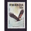 RWANDA 1977 BIRD OF PREY 50c AFRICAN FISH EAGLE...