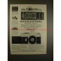 1961 Konica FS Camera Ad - Guarantee They Will Copy!!