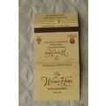 Matchbook cover The Wessex Hotel, Winchester
