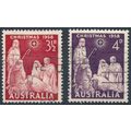 Christmas - Australia 1958 - F H - SG 306/7